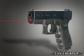 Black Glock Laser