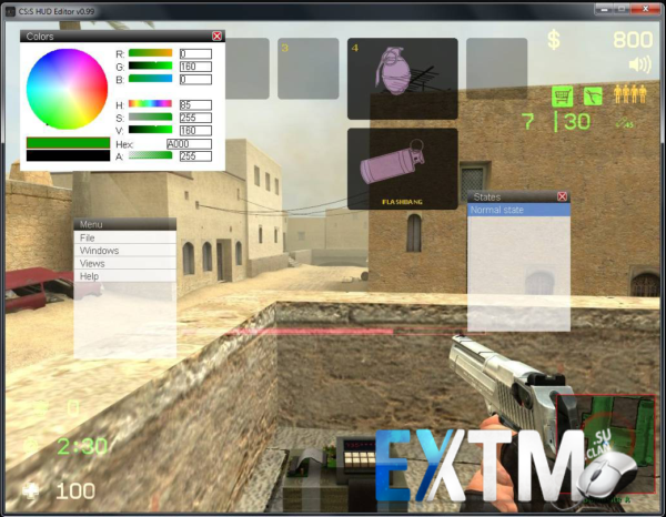 CS:S HUD Editor