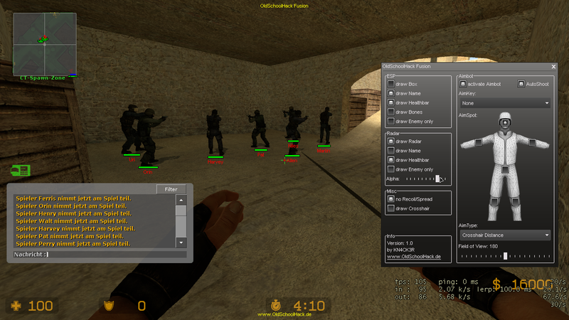 OSH fix with Aimbot для CSS v75
